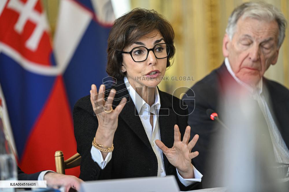 European Union s Ministers Of Culture Working Day - Paris