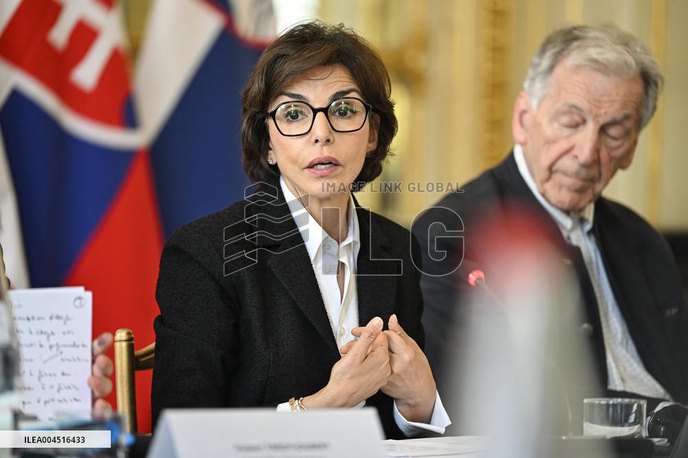 European Union s Ministers Of Culture Working Day - Paris