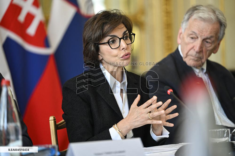 European Union s Ministers Of Culture Working Day - Paris