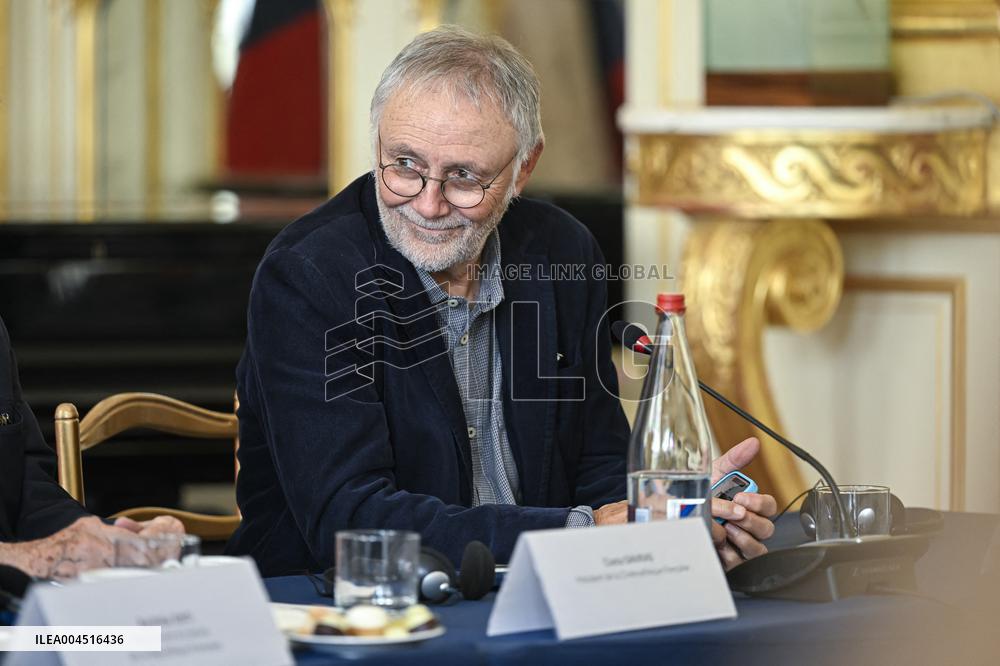 European Union s Ministers Of Culture Working Day - Paris