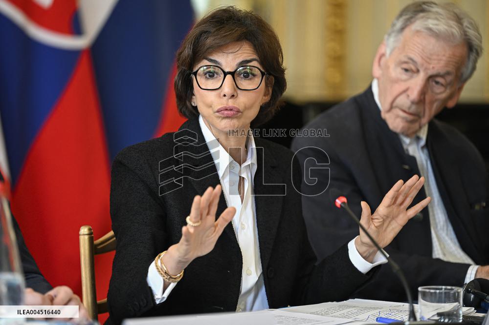 European Union s Ministers Of Culture Working Day - Paris