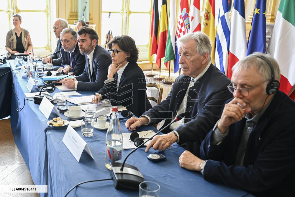 European Union s Ministers Of Culture Working Day - Paris