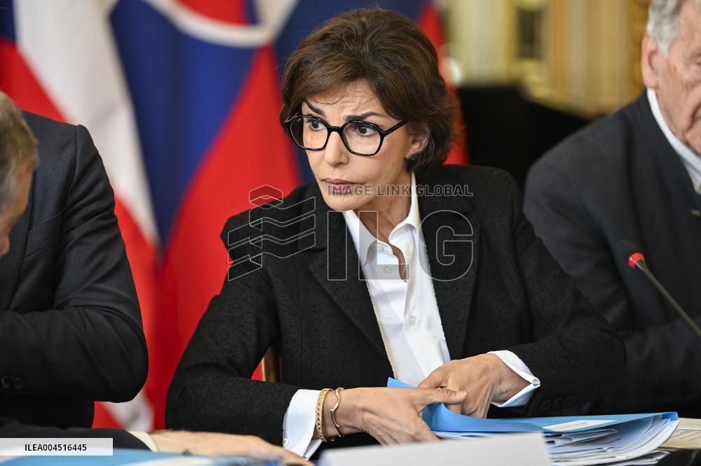 European Union s Ministers Of Culture Working Day - Paris