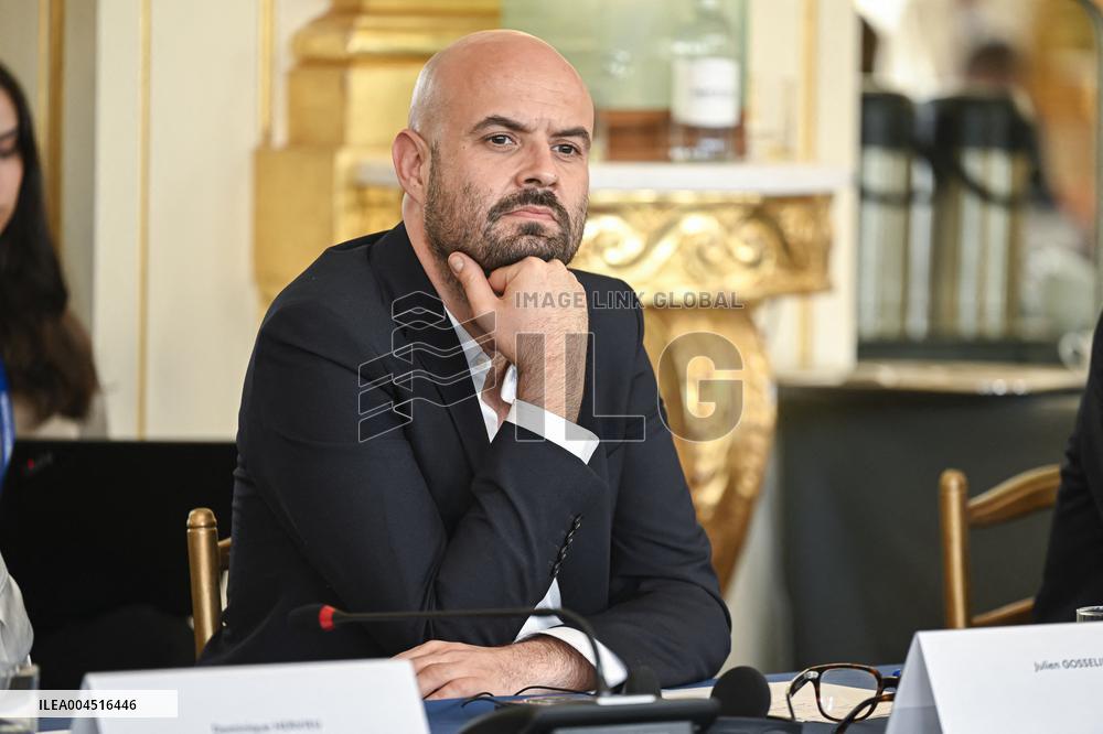 European Union s Ministers Of Culture Working Day - Paris