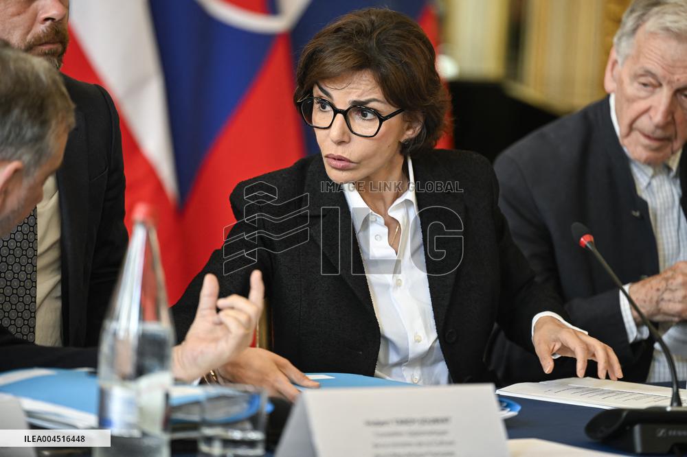 European Union s Ministers Of Culture Working Day - Paris