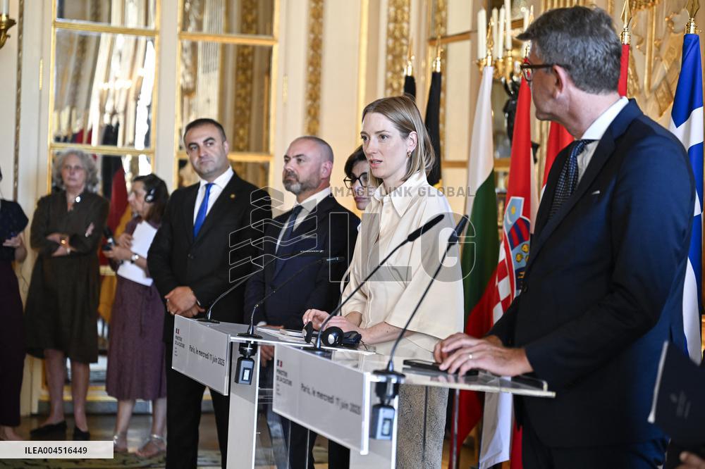 European Union s Ministers Of Culture Working Day - Paris