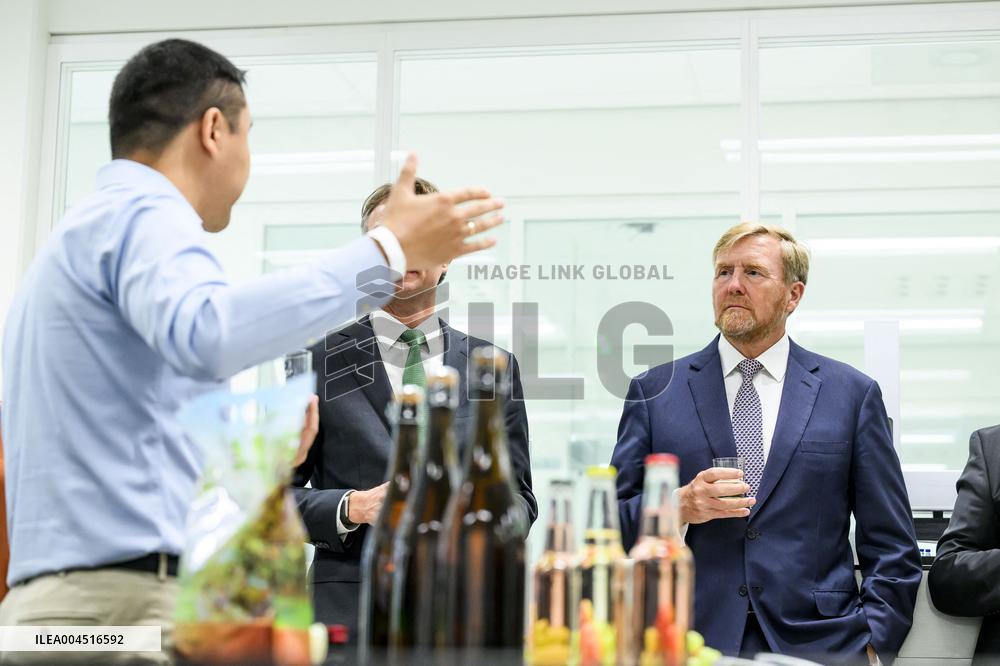 King Willem-Alexander Opens Dr. H.P. Heineken Centre in Zoeterwoud - Netherlands
