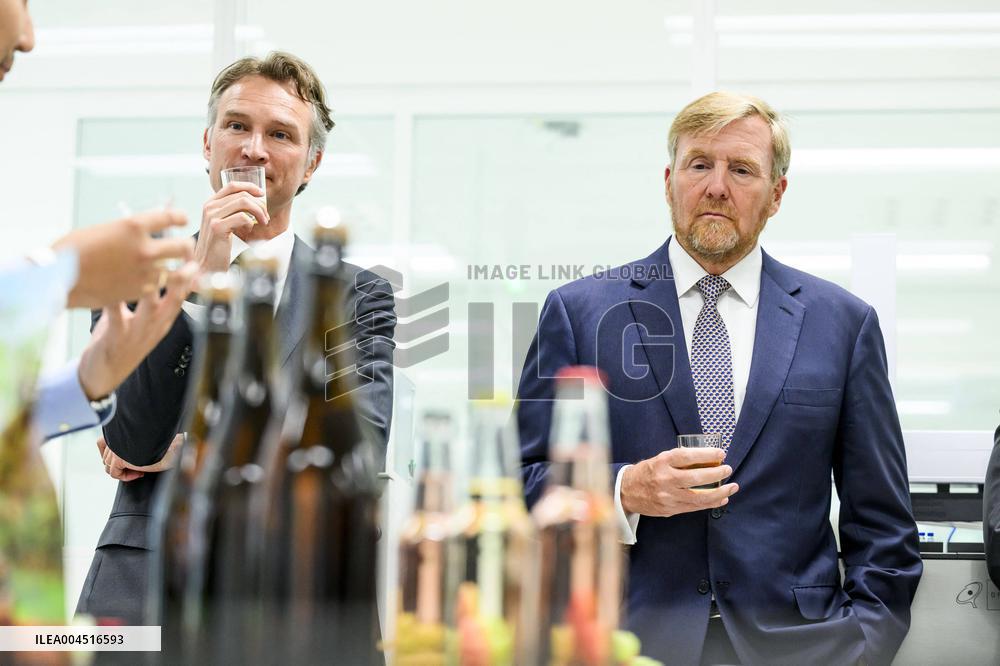 King Willem-Alexander Opens Dr. H.P. Heineken Centre in Zoeterwoud - Netherlands