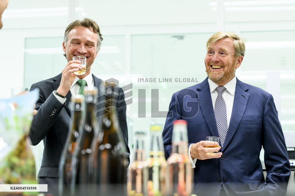 King Willem-Alexander Opens Dr. H.P. Heineken Centre in Zoeterwoud - Netherlands