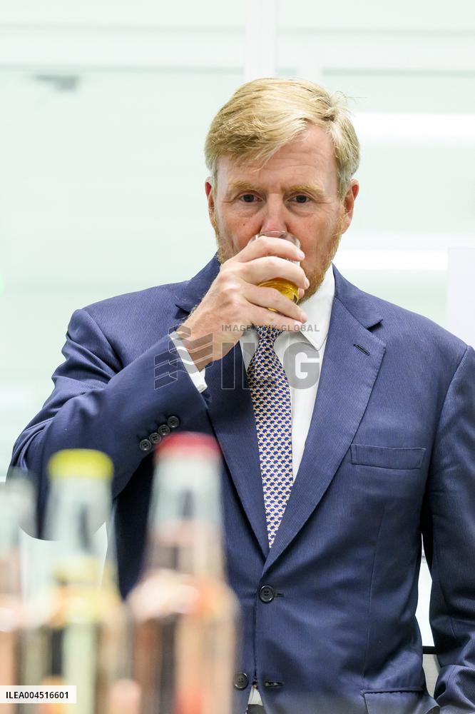 King Willem-Alexander Opens Dr. H.P. Heineken Centre in Zoeterwoud - Netherlands