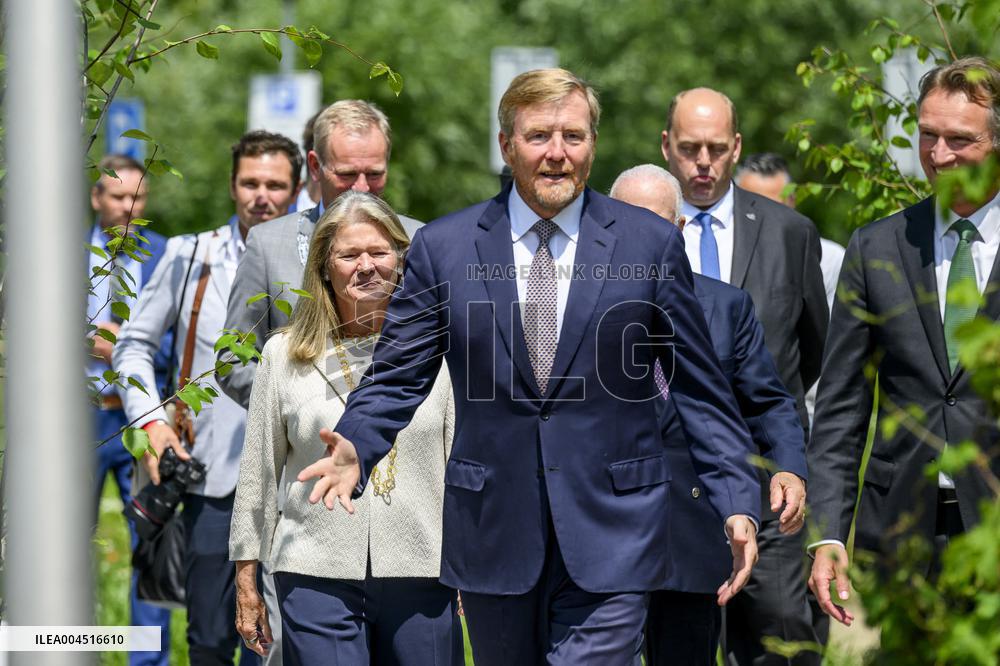 King Willem-Alexander Opens Dr. H.P. Heineken Centre in Zoeterwoud - Netherlands