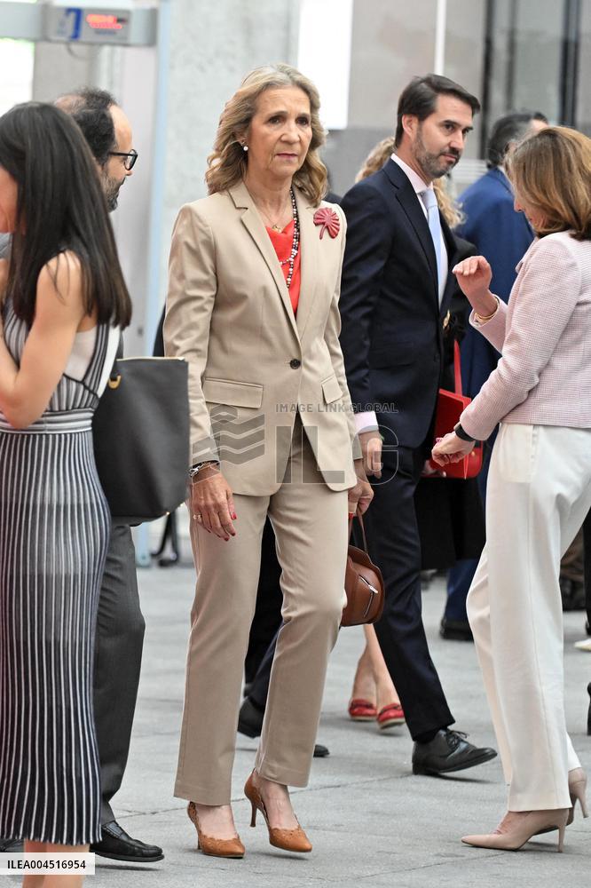 Infanta Elena At Mapfre Foundation 50th Anniversary - Madrid