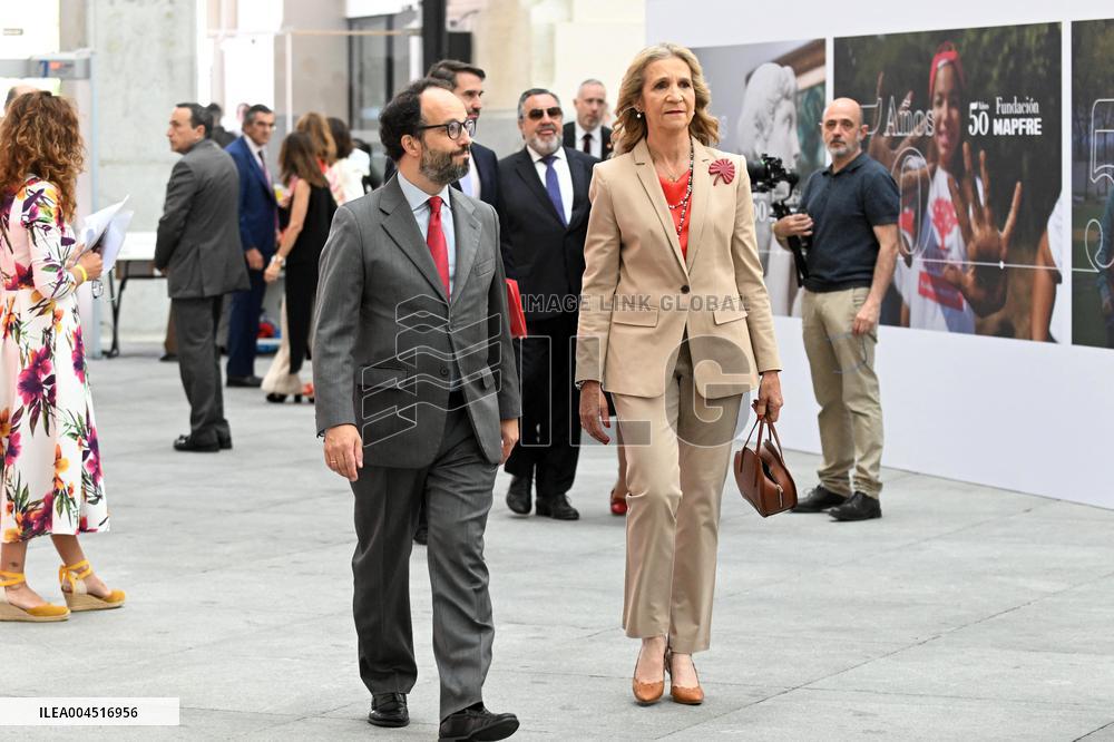 Infanta Elena At Mapfre Foundation 50th Anniversary - Madrid