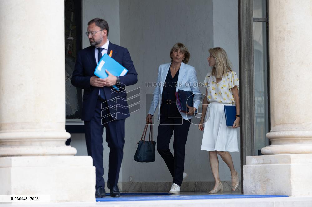 Weekly cabinet meeting - Paris