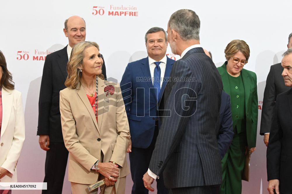 King Felipe At Mapfre Foundation 50th Anniversary - Madrid