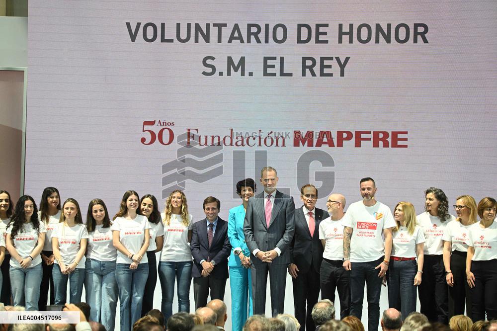 King Felipe At Mapfre Foundation 50th Anniversary - Madrid