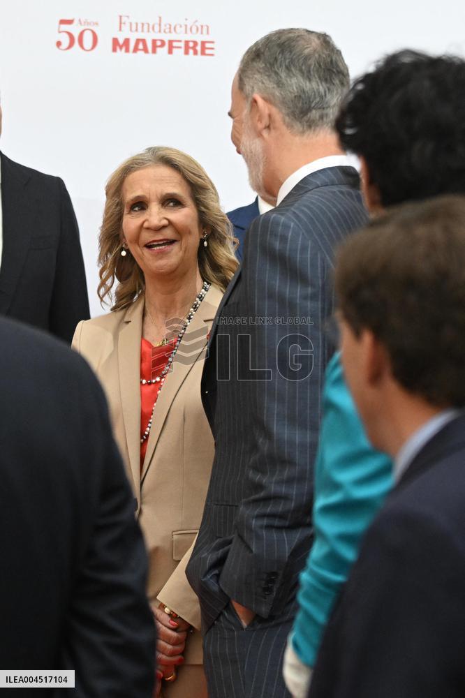 King Felipe At Mapfre Foundation 50th Anniversary - Madrid