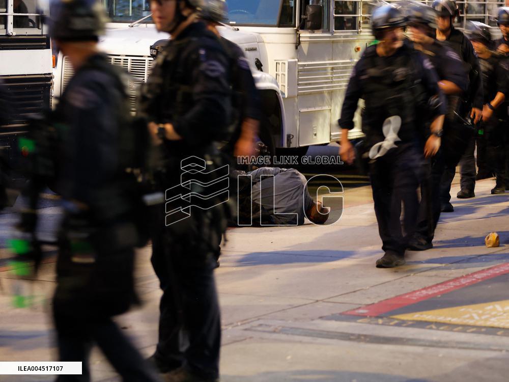 Ice Immigration Raid Protest - LA
