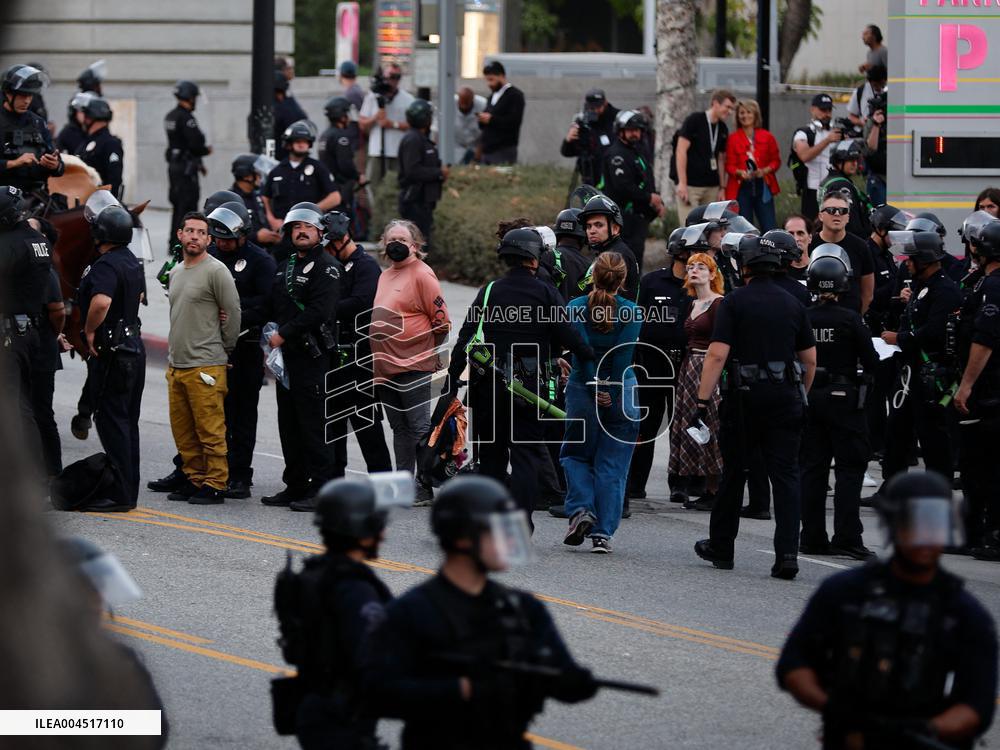 Ice Immigration Raid Protest - LA