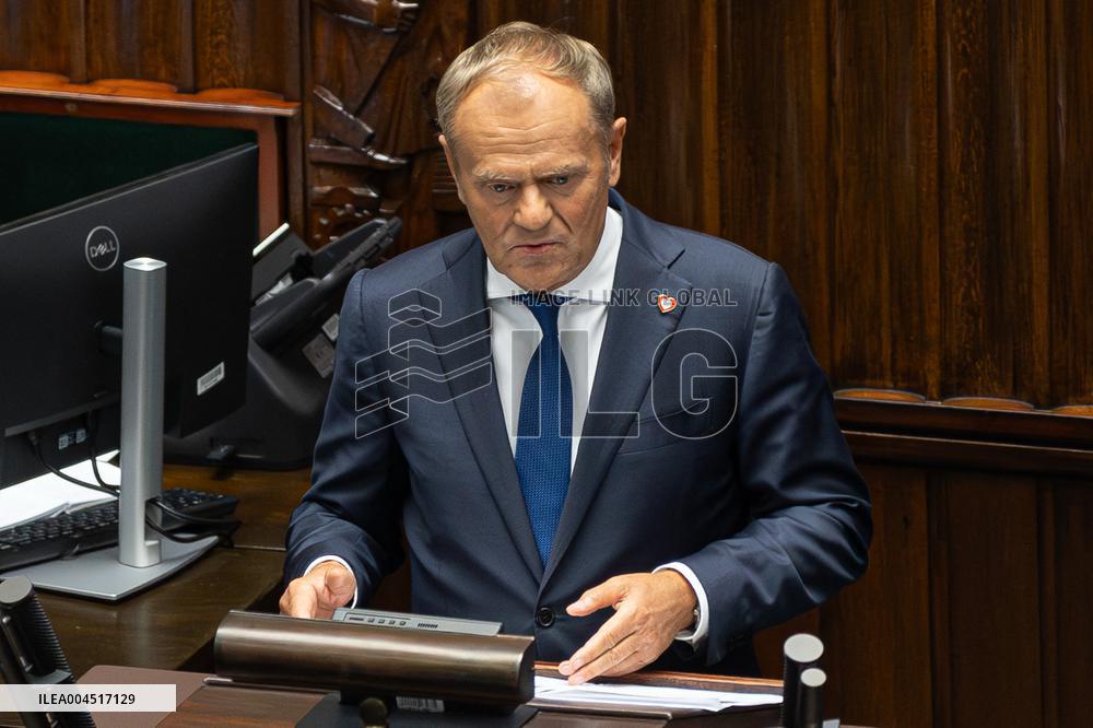 Vote of Confidence to Polish Government - Warsaw