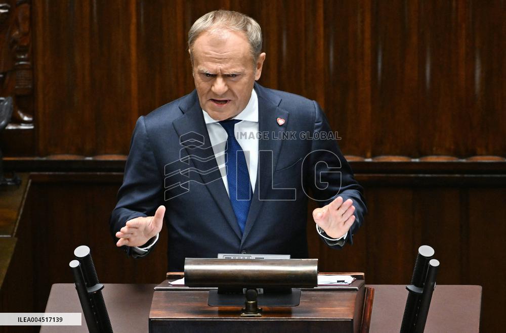 Vote of Confidence to Polish Government - Warsaw