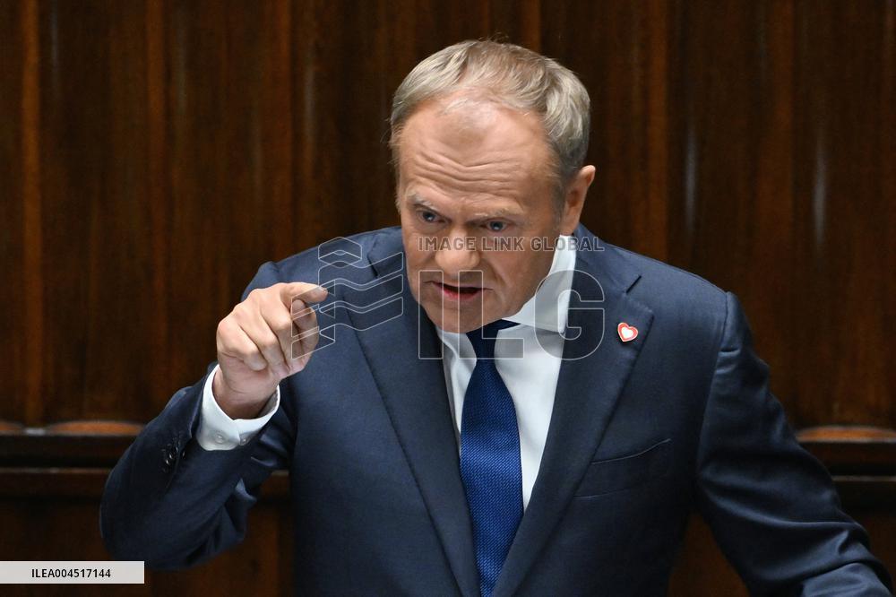 Vote of Confidence to Polish Government - Warsaw