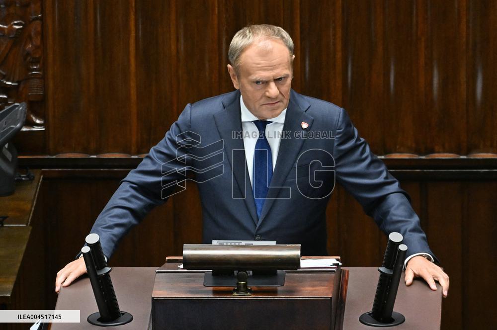 Vote of Confidence to Polish Government - Warsaw