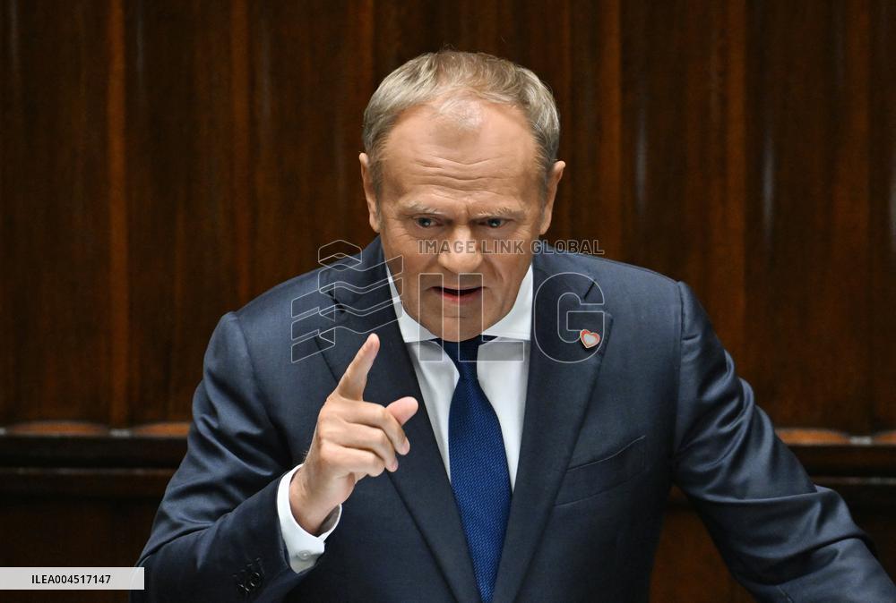 Vote of Confidence to Polish Government - Warsaw