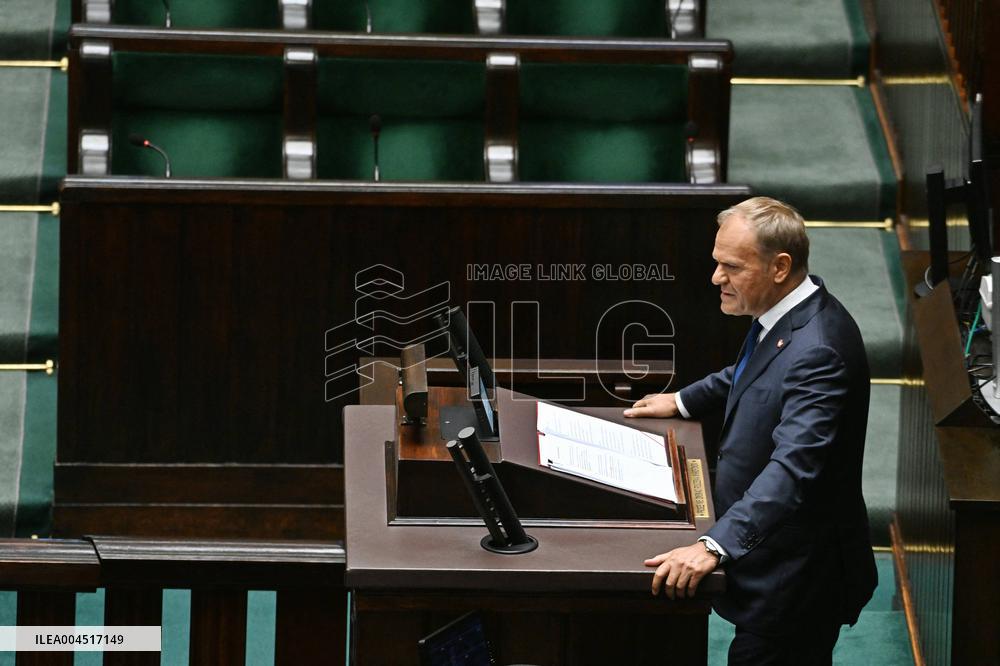Vote of Confidence to Polish Government - Warsaw