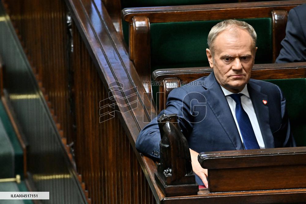 Vote of Confidence to Polish Government - Warsaw