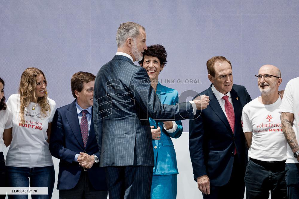King Felipe At Mapfre Foundation 50th Anniversary - Madrid