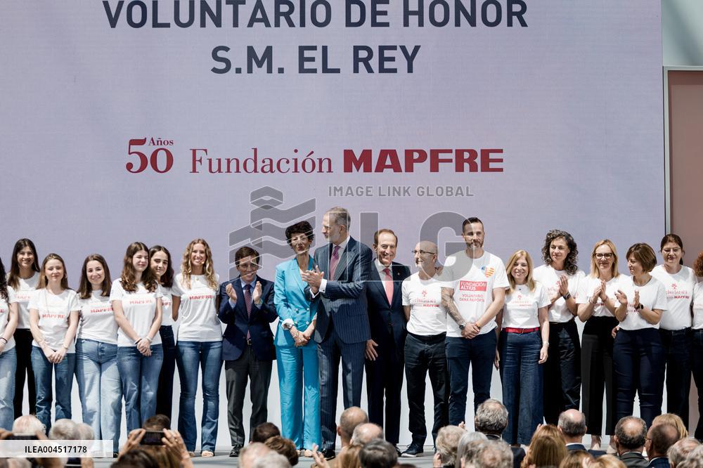 King Felipe At Mapfre Foundation 50th Anniversary - Madrid