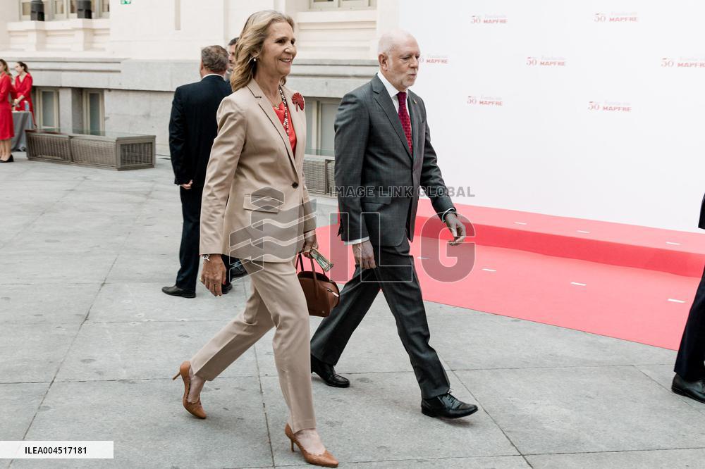 King Felipe At Mapfre Foundation 50th Anniversary - Madrid