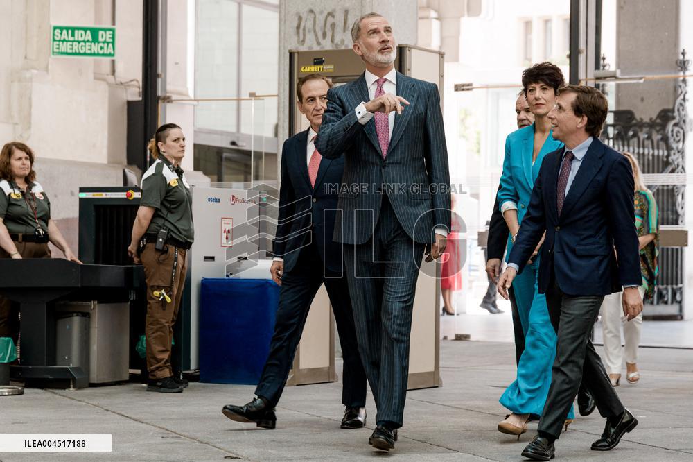 King Felipe At Mapfre Foundation 50th Anniversary - Madrid