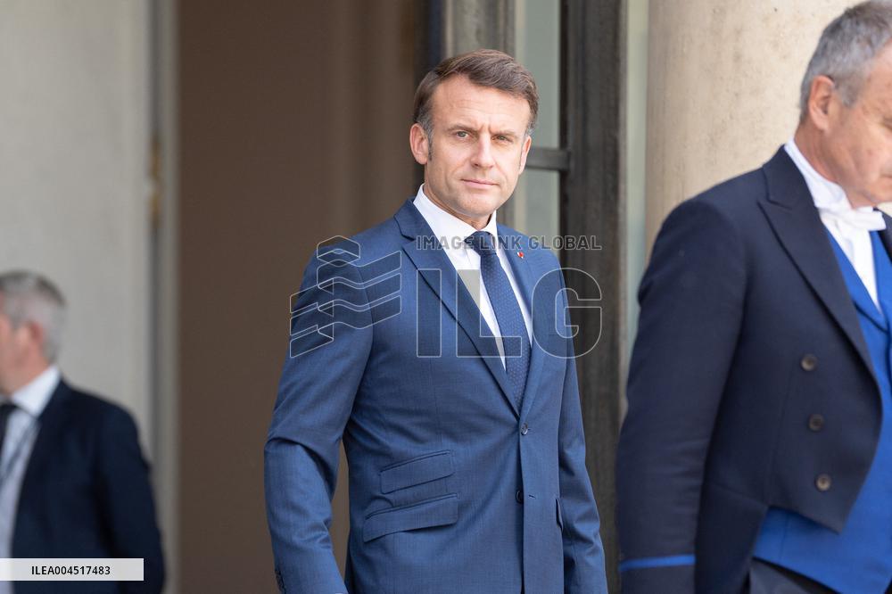 Emmanuel Macron welcomes Mauritian Prime Minister Navinchandra Ramgoolam - Paris AJ