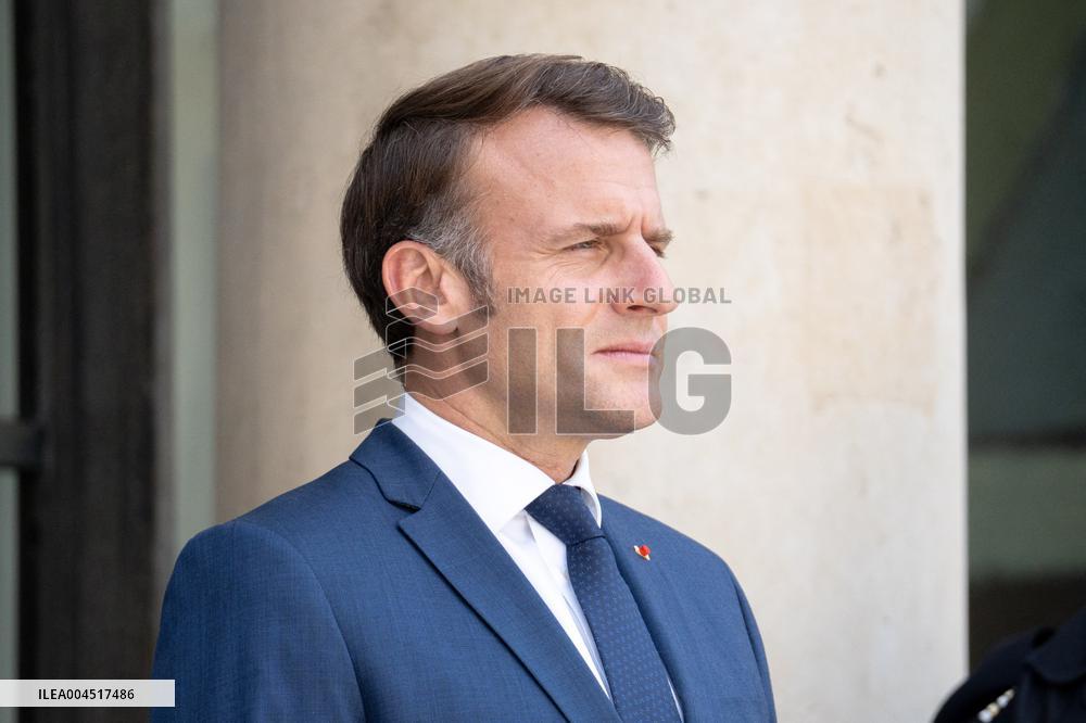 Emmanuel Macron welcomes Mauritian Prime Minister Navinchandra Ramgoolam - Paris AJ