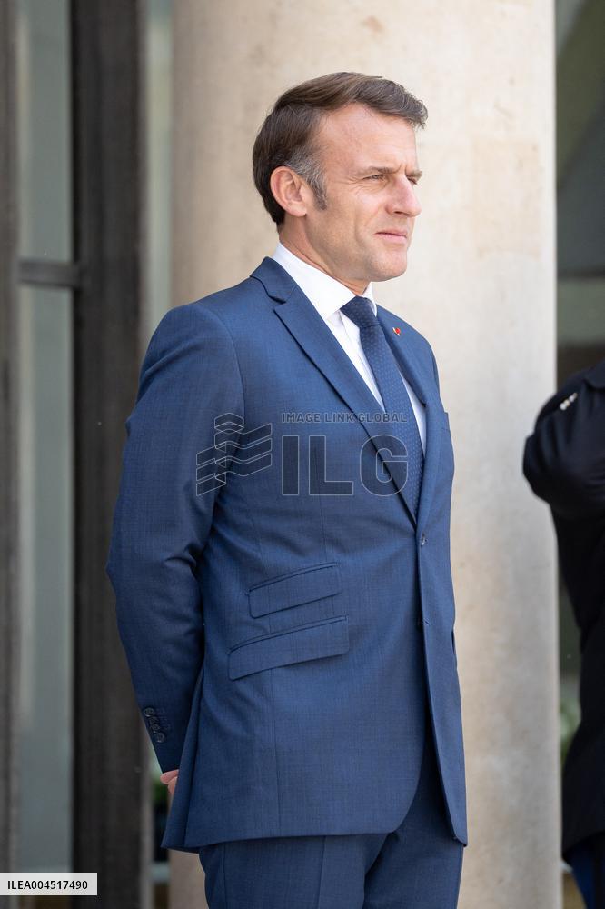 Emmanuel Macron welcomes Mauritian Prime Minister Navinchandra Ramgoolam - Paris AJ