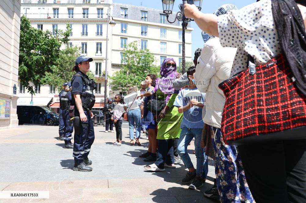 Homeless Gather to Demand Accommodation - Paris