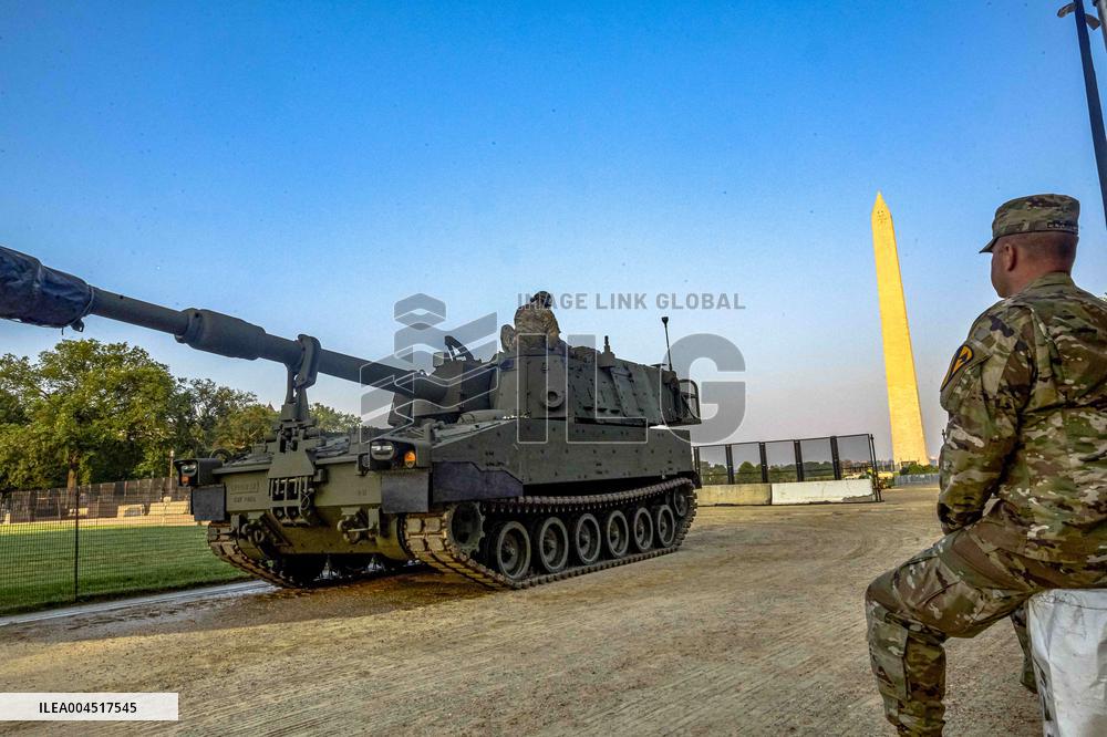 Preparations for US Army 250th Celebration - Washington