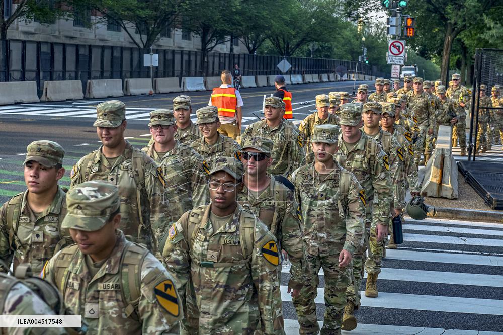 Preparations for US Army 250th Celebration - Washington