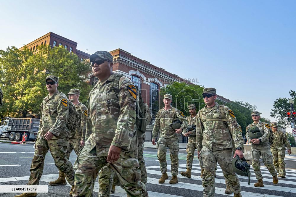 Preparations for US Army 250th Celebration - Washington