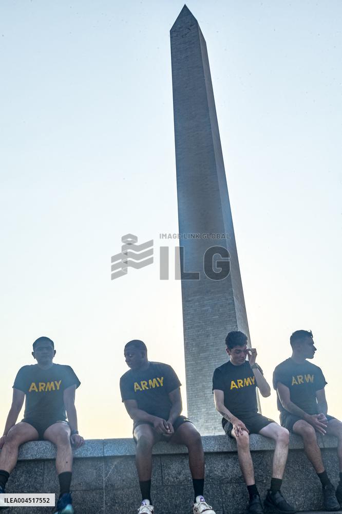 Preparations for US Army 250th Celebration - Washington