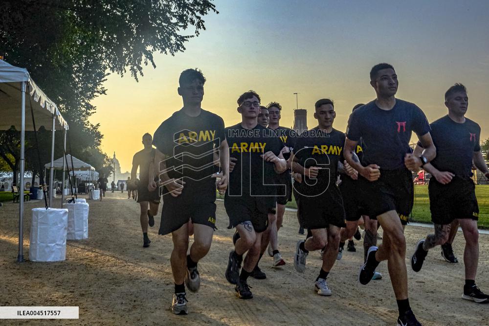 Preparations for US Army 250th Celebration - Washington