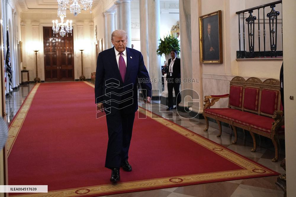 Donald Trump Bill Signing Ceremony - Washington