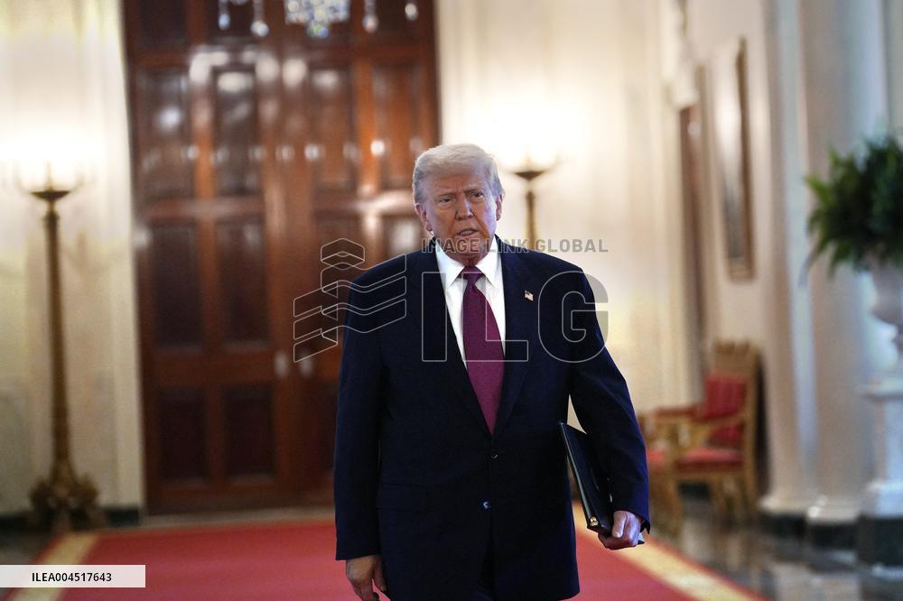 Donald Trump Bill Signing Ceremony - Washington
