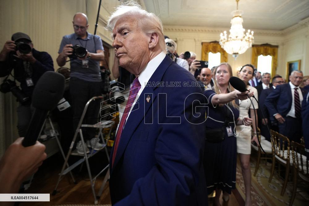 Donald Trump Bill Signing Ceremony - Washington