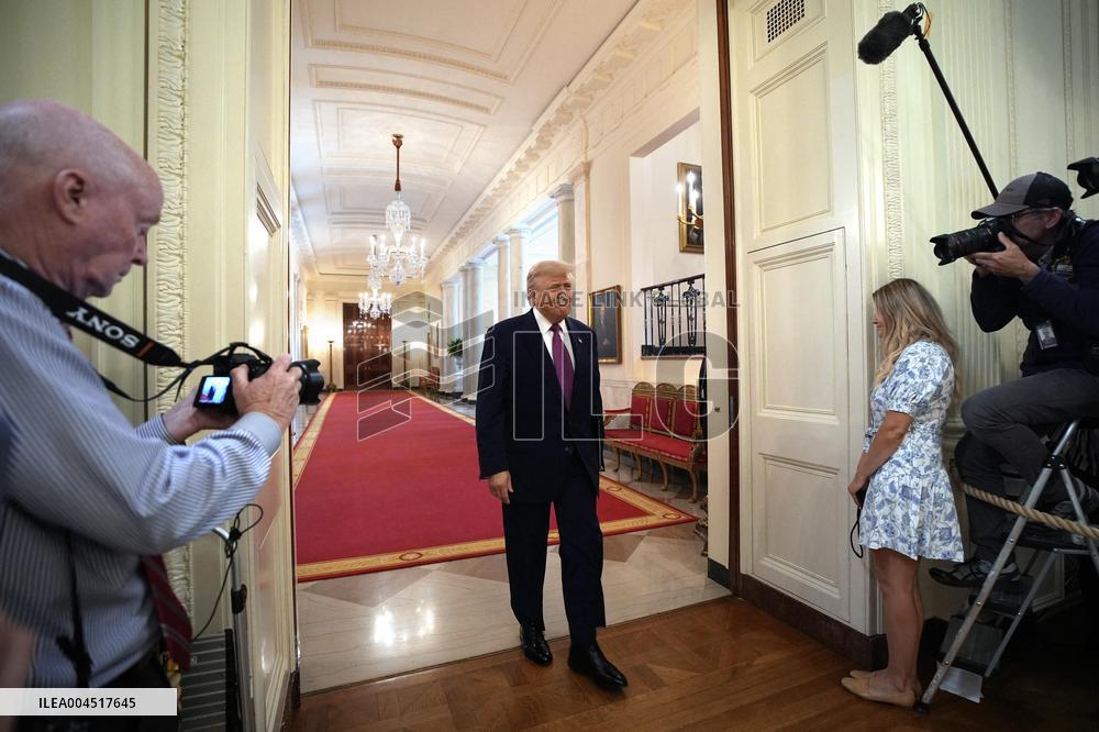 Donald Trump Bill Signing Ceremony - Washington