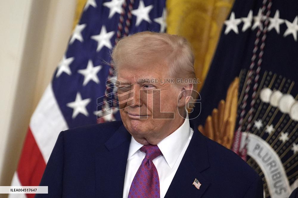 Donald Trump Bill Signing Ceremony - Washington