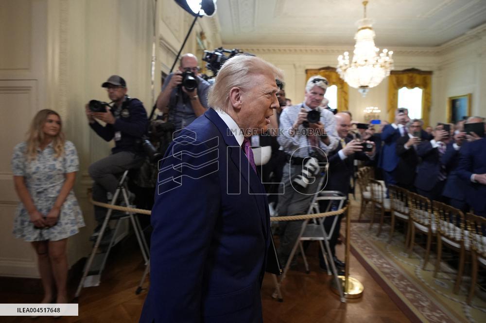 Donald Trump Bill Signing Ceremony - Washington