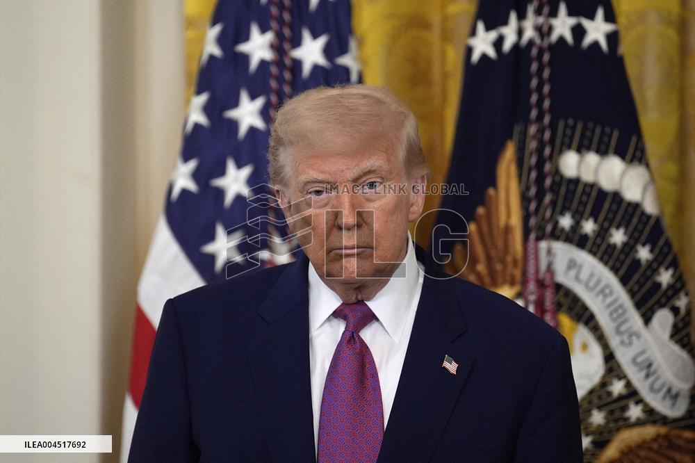 Donald Trump Bill Signing Ceremony - Washington